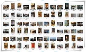 TU01106上海静安香格里拉酒店3F中餐厅CAD施工图 及全套实景照