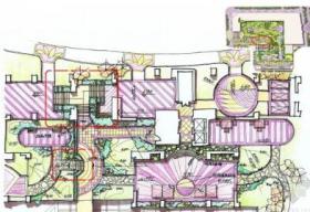 [国外]花园居住区架空层景观扩初设计方案