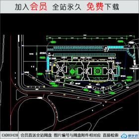 CAD03428丰湖花园方案CAD