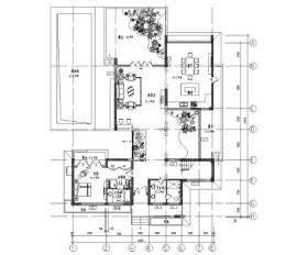 [上海]某三层别墅装修设计施工图（含效果图）