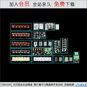 CAD04339 世纪宏苑住宅楼CAD