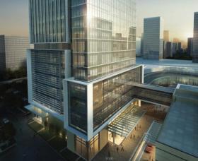 [中国]41层超高层企业办公楼建筑设计方案文本效果图及C...
