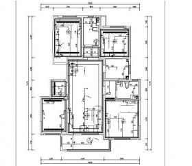 [山东]法式浪漫样板间设计施工图（附效果图）