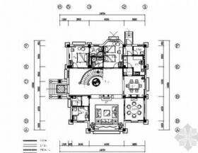 [河南]精品现代高档B栋两层别墅室内装修施工图
