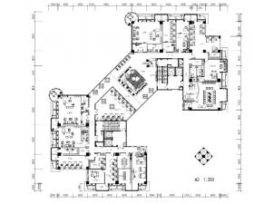 房地产公司办公空间室内装修设计项目施工图