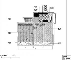 东莞幸福花苑一期2栋A1b样板房室内设计施工图