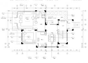 [上海]风景水岸样板房施工图+3D模型+实景图