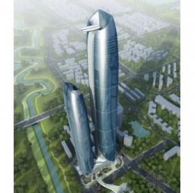 [广西]350米超高层双塔商业综合体设计方案文本（266张...
