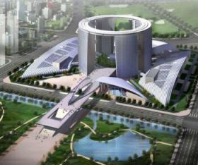 [杭州]某市民中心广场建筑设计方案文本