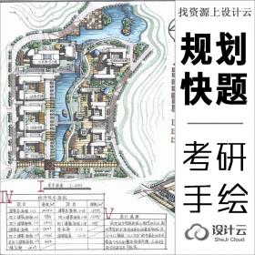 名校高分规划快题作品集（书籍、快题、笔记）