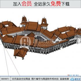 SK05671商业综合体 su模型
