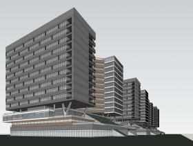 SU03556办公楼，现代主义风格，16层