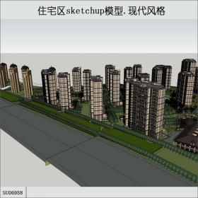SU06958住宅区，规划，现代主义风格
