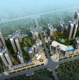 [广东]现代风格住宅小区规划设计方案文本（知名设计院）