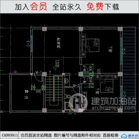 CAD03011联排别墅CAD