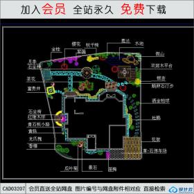 某别墅庭院设计CAD