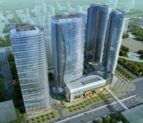 [广东]40层玻璃幕墙商业综合体建筑设计方案文本(三个方...