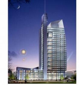 [安徽]点式高层现代风格企业办公楼建筑设计投标方案（知...