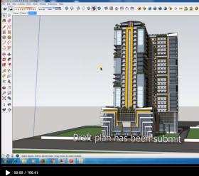 使用Sketchup逐步建模32层公寓