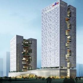 [广东]现代风格超高层企业总部办公楼设计方案文本