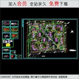 一套会所建筑图CAD