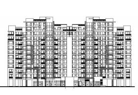 [广州]万科四季花园高层居住区建筑施工图