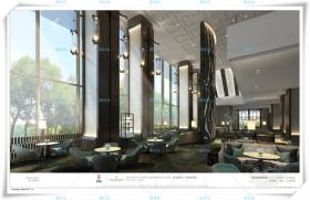 TU00583西安赛高城市广场际酒店设计方案+效果图+客房CAD+物料