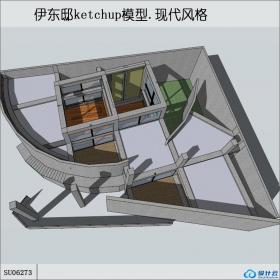 SU06273伊东邸，现代主义大师安藤忠雄名作，2层