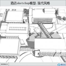 SU03613酒店，现代主义风格，12层