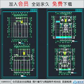 CAD03531(05)七层商品套房建筑CAD图纸 CAD