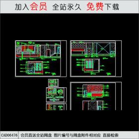 某大酒店名世会装饰工程CAD