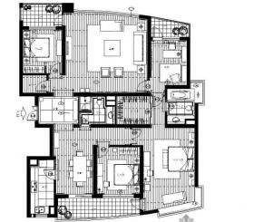 [上海]四室两厅施工图（含实景）