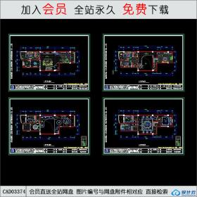 复式装修图CAD