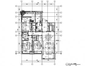 新韵至雅|古典邂逅现代样板间设计施工图（附效果图）