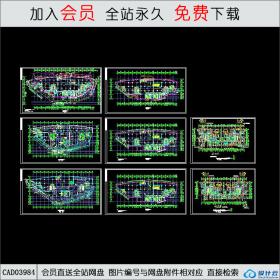 CAD03984 高层住宅平面施工图CAD