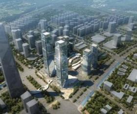 [南京]超高层对称式商业综合体建筑设计方案文本