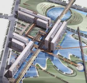 超高层现代风格未来广场项目建筑设计方案文本（含CAD）