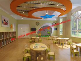 NO0182515班幼儿园室内设计方案cad图纸效果图