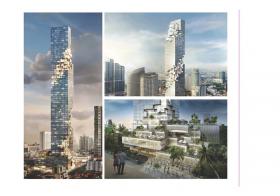 WB00575杭州卓越双子塔办公楼设计方案高清文本