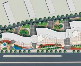 某城市街头绿地景观设计方案