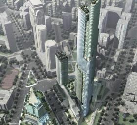 [南京]SOM绿地国际商务中心建筑设计方案文本