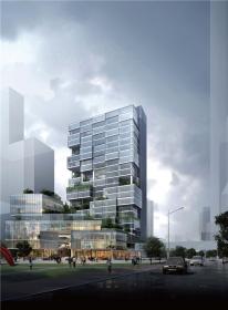 WB00690现代创意生态绿色办公楼建筑方案设计文本pdf文档项...