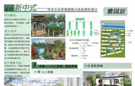 住宅小区景观规划与设计——小区设施小品及绿化设计