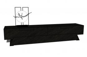 电视柜SU模型一 (6)