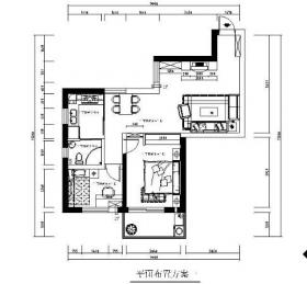 [长沙]简洁二居室内装修图