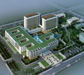 [南京]现代化玻璃与钢材墙面县级600床人民医院建筑设计...