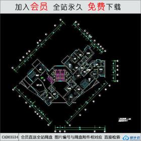 CAD03534中建国际中海深圳湾畔1栋住宅 CAD