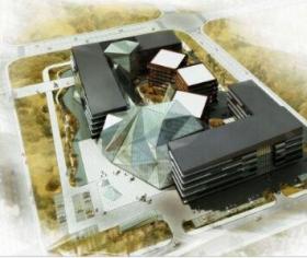 [北京]玻璃晶体式综合酒店服务中心建筑设计方案文本
