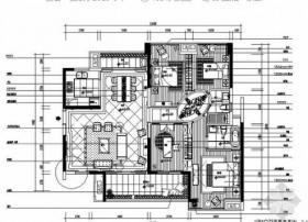 [广东]130平某四室两厅现代欧式风格样板房装修图（含效...