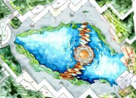 上海绿地公共舞台景观概念设计